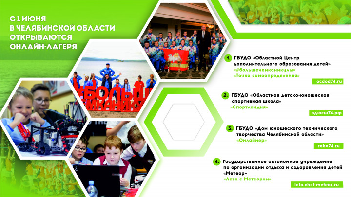 В июне виртуальные двери открывают онлайн-лагеря Челябинской области