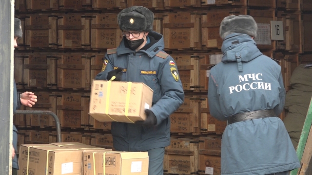 Россия обеспечила более 7,8 тысячи тонн гуманитарной помощи на Украину