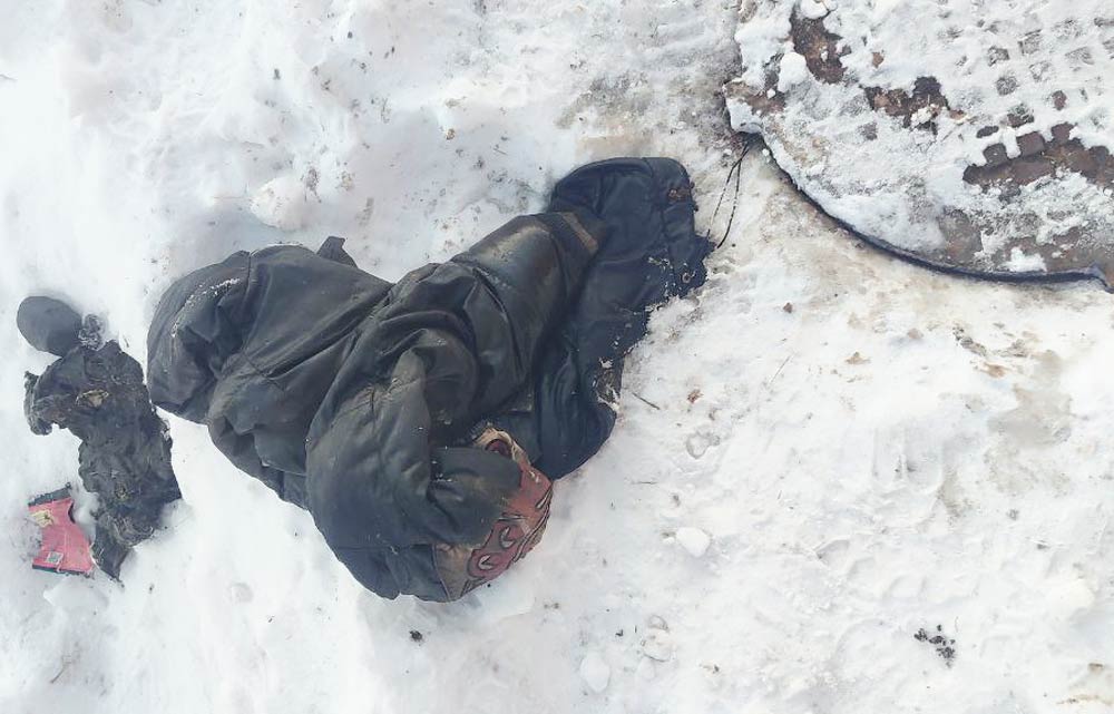 Мужская куртка в Красноармейском районе найдена в канализационной трубе