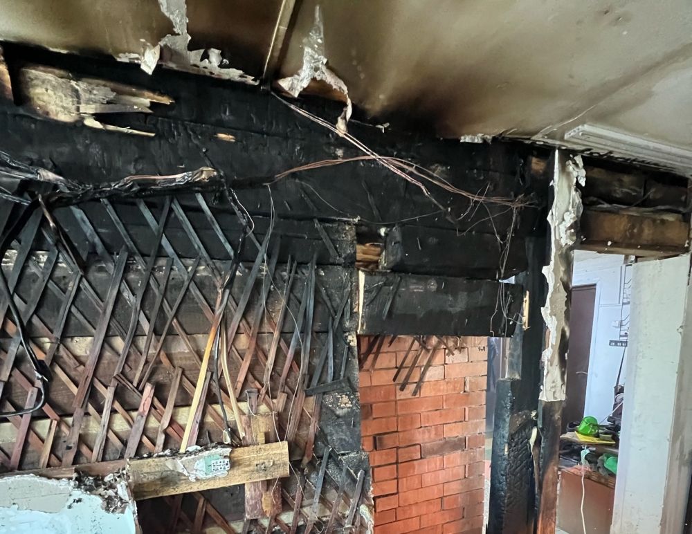 Дом жителей села Миасского пострадал от пожара