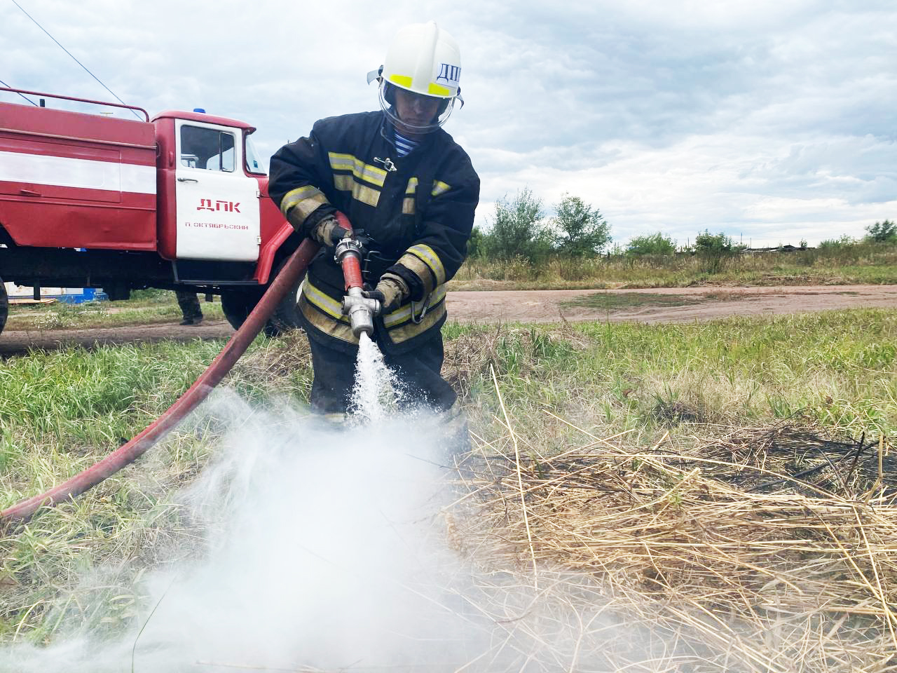 Пожарные-добровольцы из Красноармейского района стали лучшими в Челябинской области