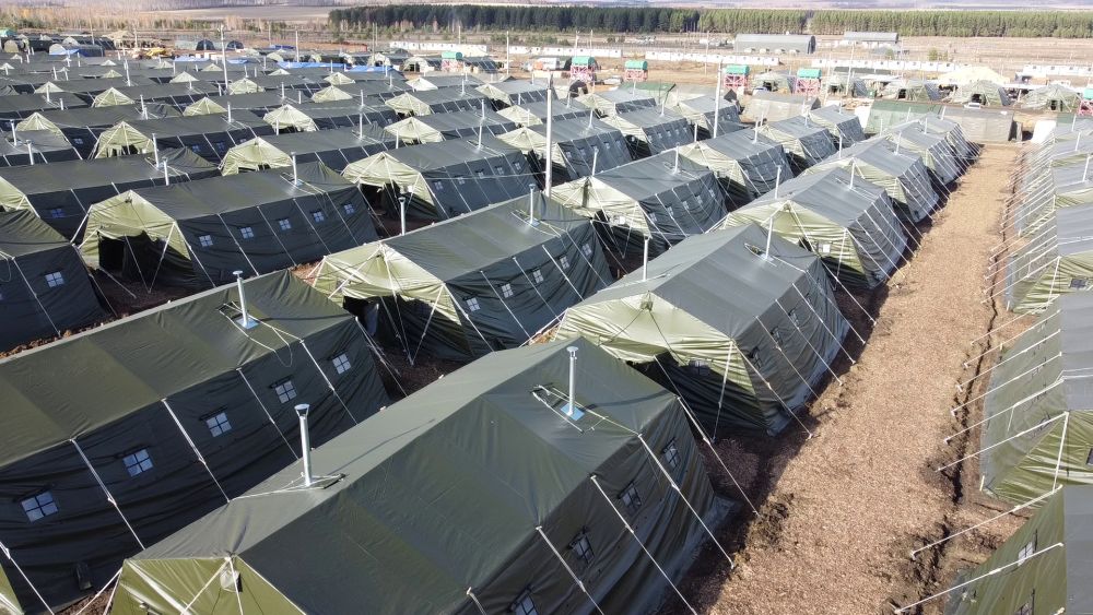 За 12 дней на территории Челябинской области возвели лагерь для мобилизованных