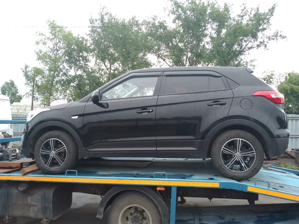 В Красноармейском районе задержали машину, которая была угнана в Москве