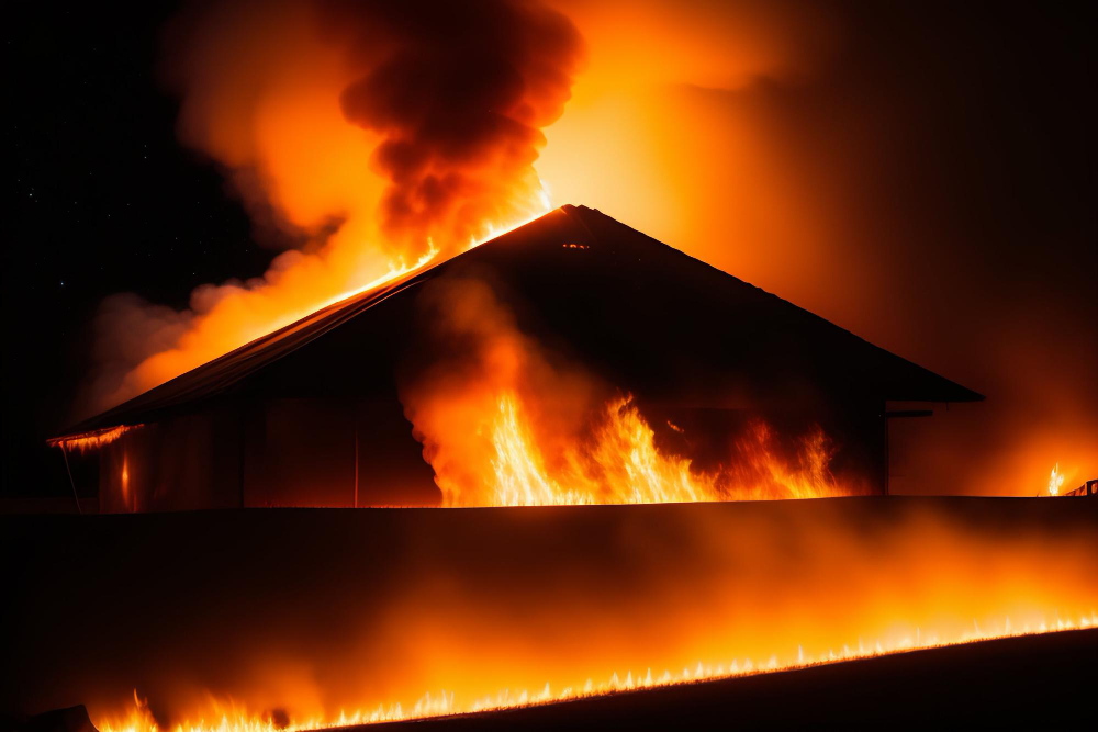 Три дома пострадали от огня за один день в Красноармейском районе
