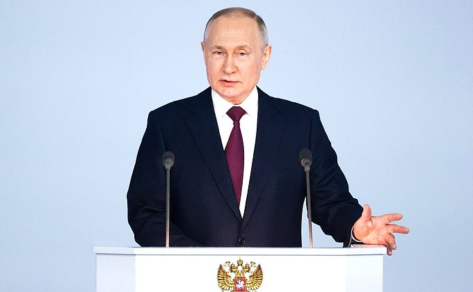 Владимир Путин: «Сегодня не только время новых вызовов, но и новых возможностей».