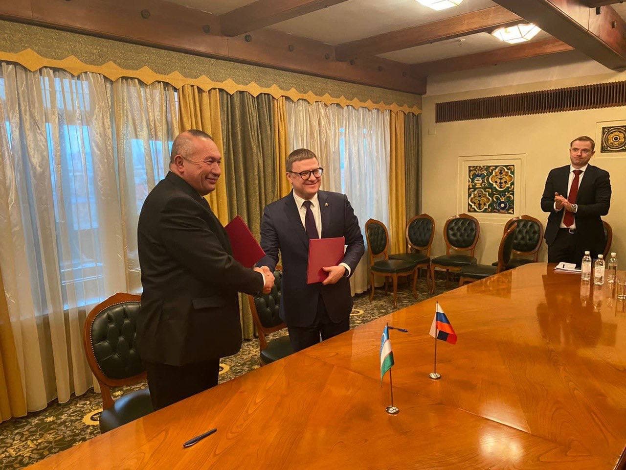 Между правителем Узбекского региона и губернатором Южного Урала подписано соглашение