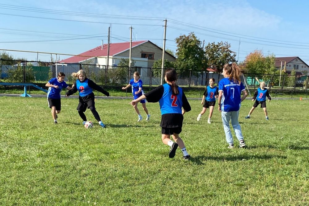 Девочки тоже играют в футбол! За медали сражались красноармейские школьники